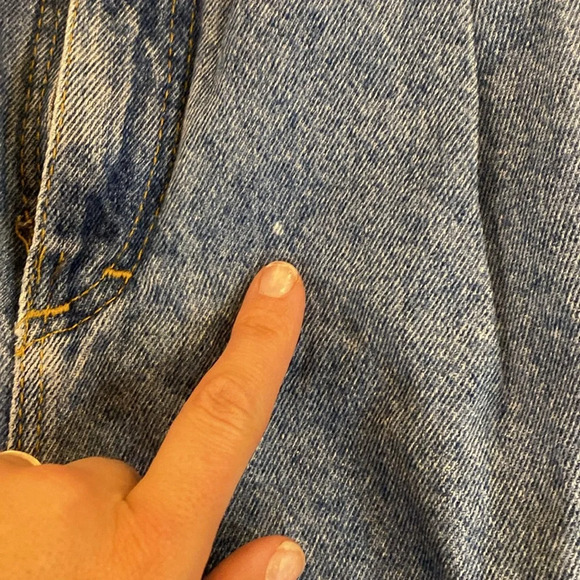 Vintage Lee High Waist 100% Cotton USA Made Jeans 12 - Picture 7 of 7